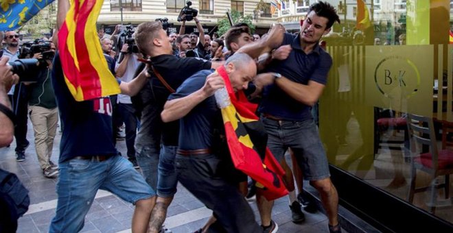 La ultraderecha desafía de nuevo a la izquierda en las calles de Valencia