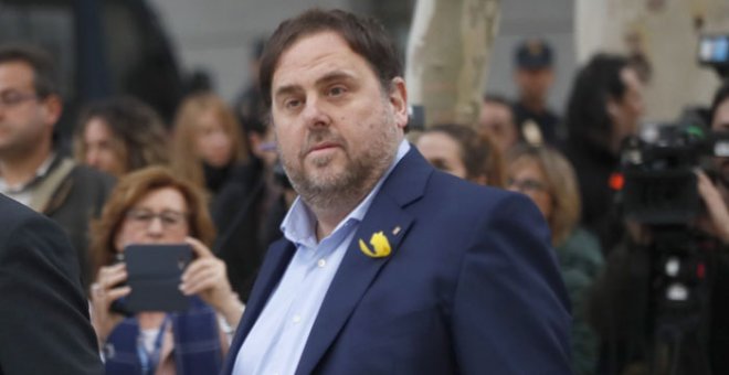 La Fiscalía pretende que Junqueras recoja su acta de diputado y regrese de nuevo a prisión