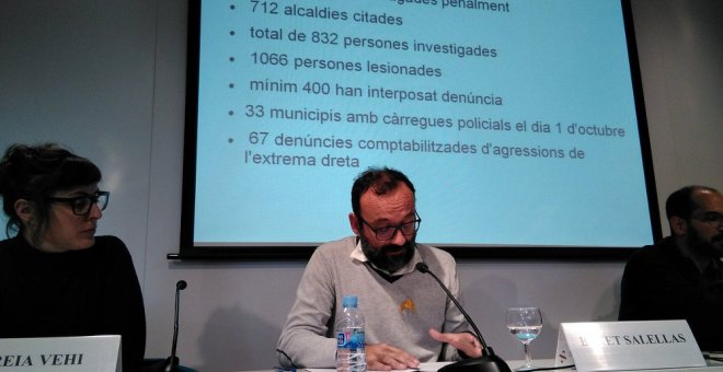 La justícia espanyola ha investigat 832 persones per participar en el procés