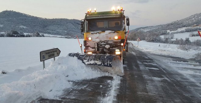 La Generalitat extrema les mesures de protecció davant el temporal de neu