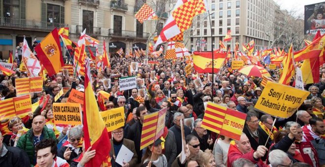 Els pro Tabarnia es manifesten a Barcelona