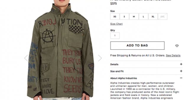 Amazon y otros emporios comerciales venden ropa 'antifa' con las consignas anticapitalistas de fábrica
