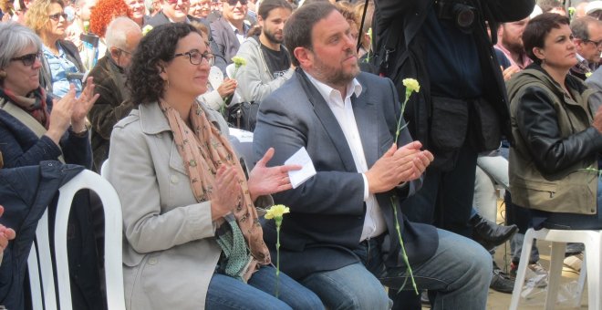 Junqueras y Rovira piden una "mayoría amplía" que supere "la división de bloques"