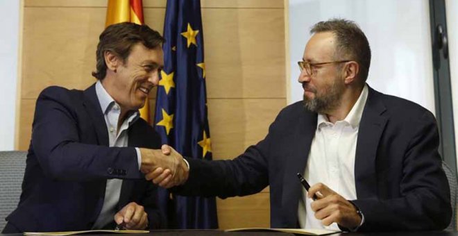 Cs respalda al PP para confirmar el veto del Gobierno a la ley de pensiones de Podemos