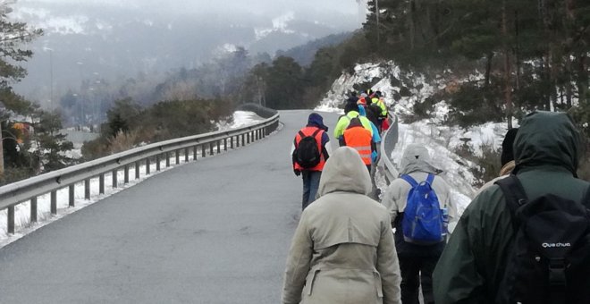 De Asturias a Madrid: 400 kilómetros de frío y largo camino por la Renta Básica Universal
