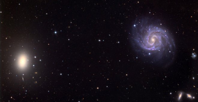 La extraña galaxia sin materia oscura