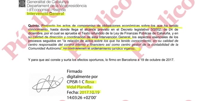 La Guardia Civil oculta al juez Llarena los datos de Hacienda que demuestran que no hubo malversación el 1-O