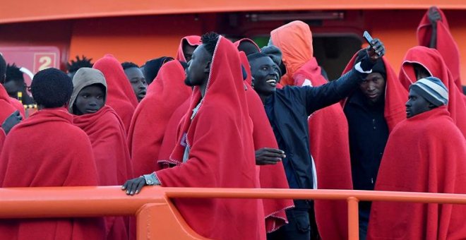 La llegada de migrantes a las costas de Ceuta se cuadruplica respecto a 2017