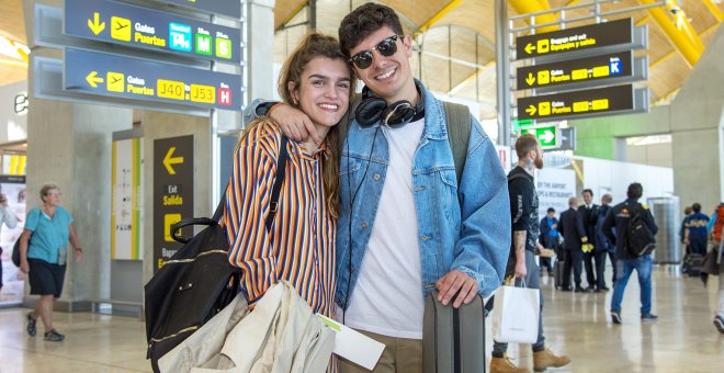 Amaia y Alfred parten hacia Lisboa para representar a España en Eurovisión 2018