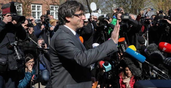 La Fiscalía alemana pide la extradición de Puigdemont por rebelión y malversación