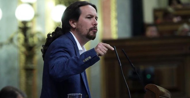 Iglesias reclama a Sánchez un gobierno de coalición y celebra el fin de la era Rajoy