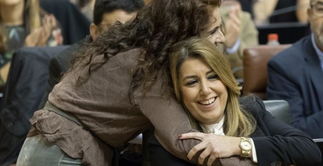 Susana Díaz: "Nunca una letra ha supuesto un cambio tan grande para Andalucía: Montero por Montoro"