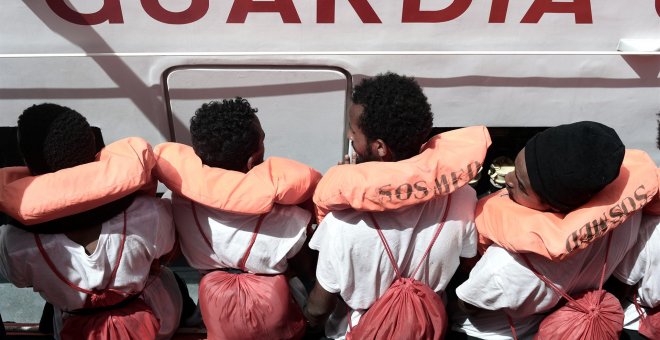 Ali, Ibrahim y Lawrecence, migrantes rescatados por el Aquarius: "Libia no es un lugar para ningún ser humano"