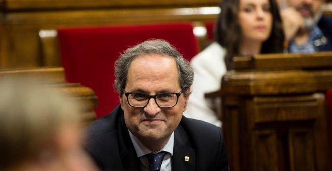 Torra, Mas y Puigdemont piden por carta al rey una negociación