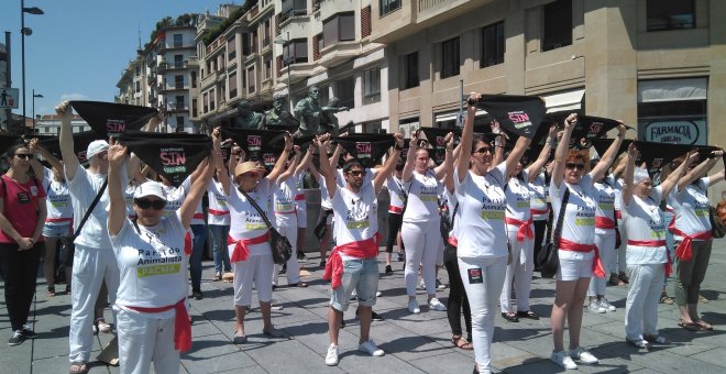 Pacma se concentra en Pamplona por unos Sanfermines "sin violencia" contra los animales