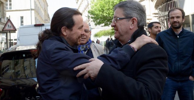 Francia Insumisa y Podemos afianzan su alianza frente al "fascismo" de Europa
