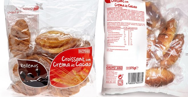 Mercadona retira un lote de 'croissants' por no indicar que contiene leche