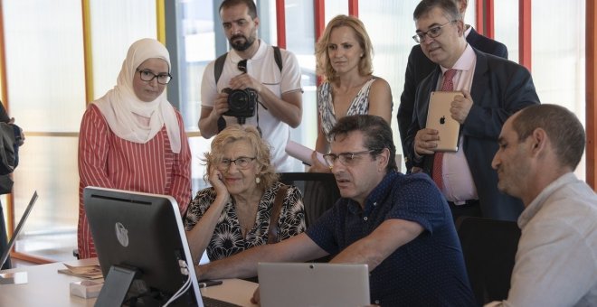 Disputa política en Madrid por el uso de un edificio para acoger inmigrantes