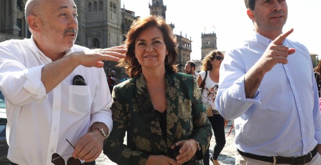 Carmen Calvo reclama al resto de partidos que "arrimen el hombro" en Catalunya