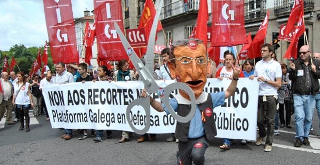 El curso escolar empieza en Galicia con protestas y encierros de familias por la escasez de profesorado