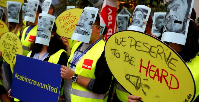 Demanda de los tripulantes de cabina contra Ryanair por vulnerar su derecho a la huelga