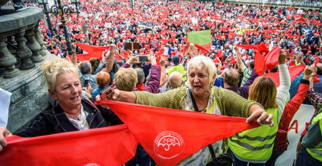 Manifestaciones de pensionistas en más de 50 ciudades: "Seguiremos en la calle"