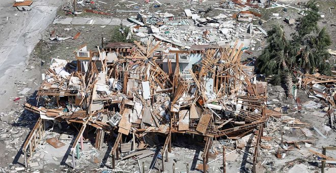 FOTOGALERÍA: El paso del huracán Michael por EEUU