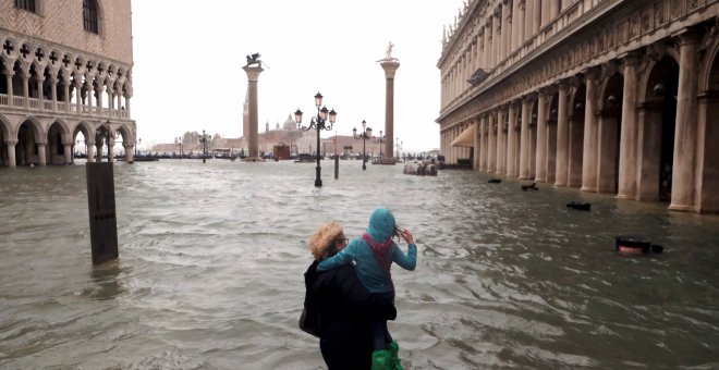 Las imágenes de Venecia inundada por "Acqua alta"