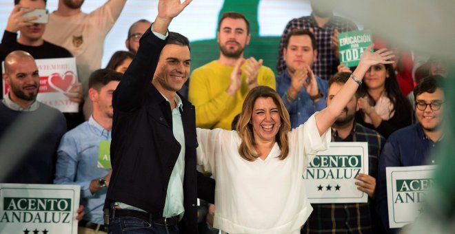 Gobierno y Ferraz desembarcan en el final de la campaña andaluza para amarrar una "amplia mayoría"