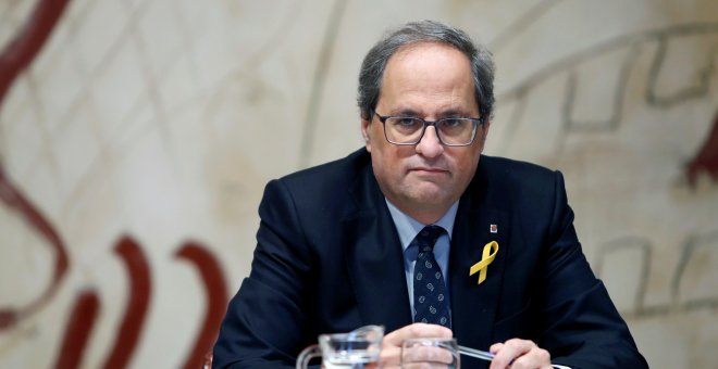 Torra se querellará contra Casado por llamarle "desequilibrado" en un acto público