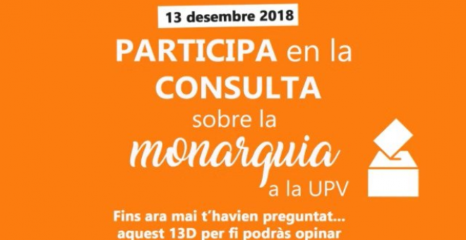 El 90% de los participantes del referéndum de la Universitat Politècnica de València vota a favor de la república