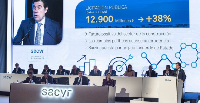 El empresario Moreno Carretero liquida los derivados con los que tenía un 6,4% de Sacyr