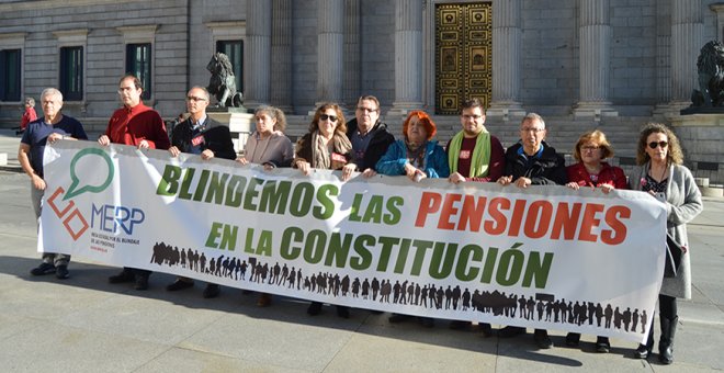 "Queremos un artículo 135 para pensiones": los jubilados piden el blindaje constitucional del sistema