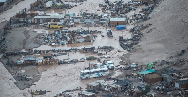 Chile declara "zona de catástrofe" parte del norte del país por los destrozos del temporal
