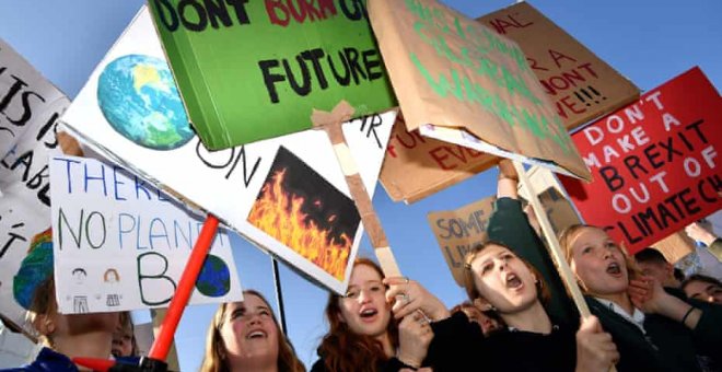 Tomo partido por esos jóvenes que se levantan contra el cambio climático