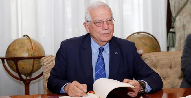 Borrell firma "el primer Tratado con Reino Unido sobre Gibraltar después del de Utrecht"