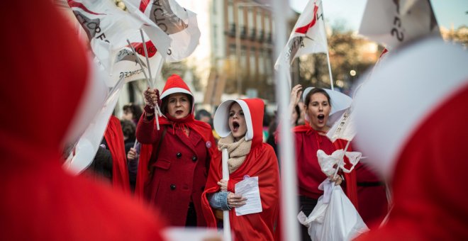 En imágenes: la manifestación del 8M en Madrid