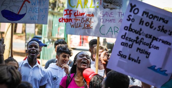 El esfuerzo por reducir la huella ecológica de una cumbre de medio ambiente