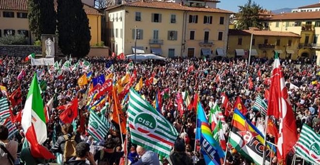 Protestas en Italia contra la conmemoración del centenario del fascismo