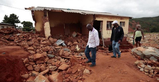 Imágenes del devastador ciclón Idai en su paso por Mozambique