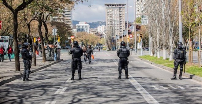 A prisión a uno de los siete detenidos en Barcelona en las protestas contra Vox