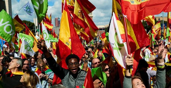 Vox recepta per a Catalunya més repressió contra l'independentisme