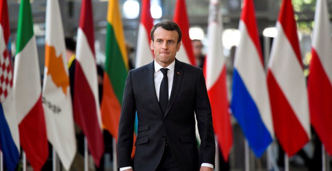 Elecciones europeas: Macron en primera línea