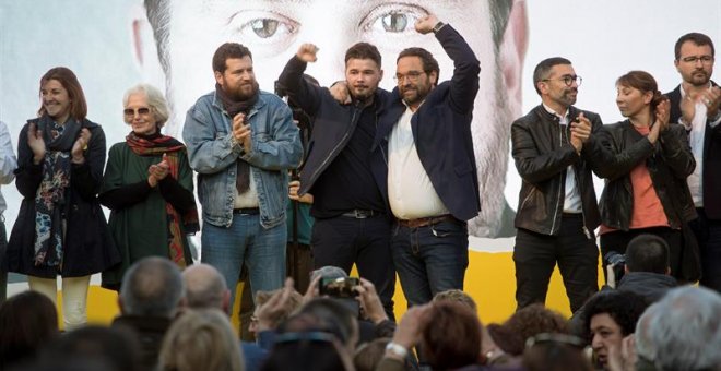 Gabriel Rufián: “El 28A debemos combatir el fascismo verde, azul y naranja”