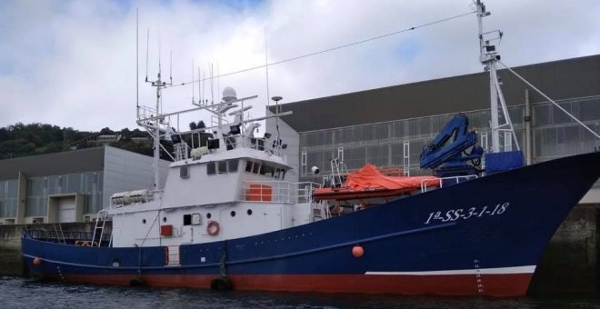 El buque de rescate 'Aita Mari' denuncia que España no le permite navegar con ayuda humanitaria a Lesbos