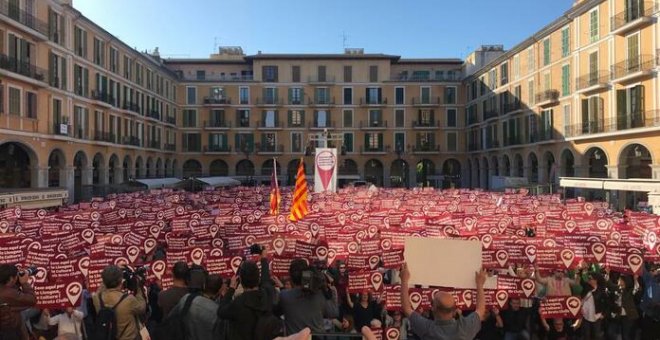 Cientos de personas reivindican en Mallorca la lengua y la cultura catalana