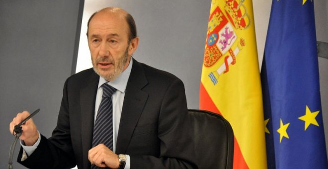 Una crisis sin estar Rubalcaba