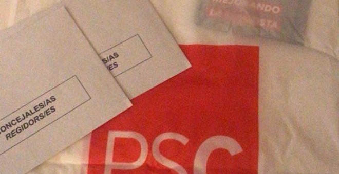 Más plástico en propaganda electoral: ahora, el PSC