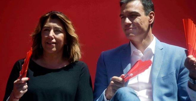 Susana Díaz y Pedro Sánchez: cambio de clima