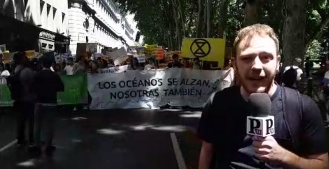 Así ha transcurrido la manifestación por el clima en Madrid